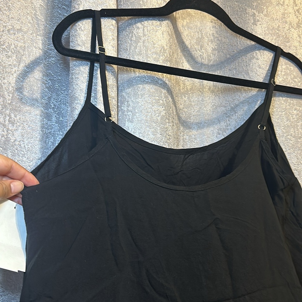 Free people black spaghetti strap blouse size small‎ - Picture 5 of 8